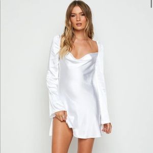 Beginning Boutique Marienne White Mini Dress